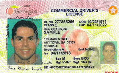 atlanta gerogia usa drivers license psd template free