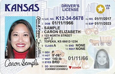Image of Kansas's Driver's License